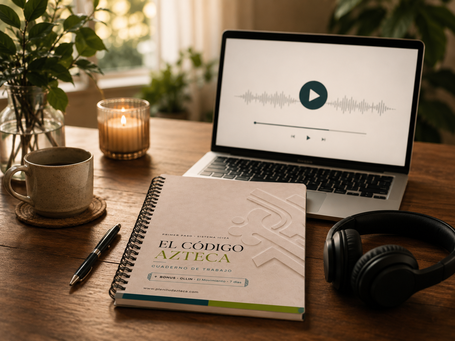 El Código Azteca: cuaderno y audios