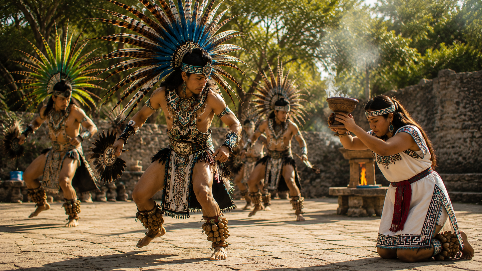 Danza azteca tradicional
